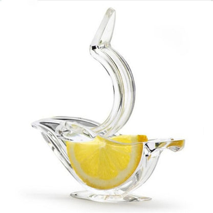 Transparent Fruit Squeezer with Acrylic Lemon Clip